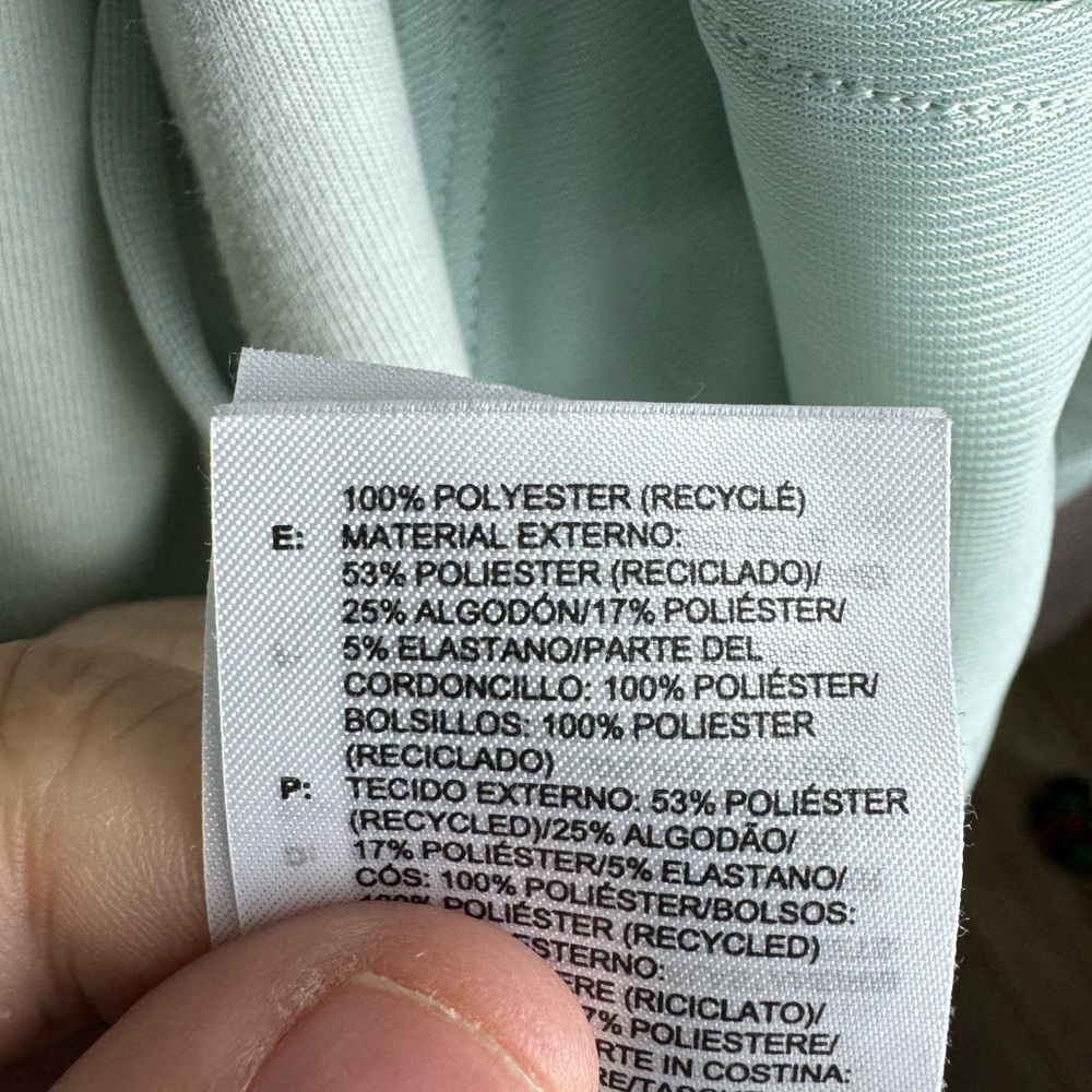 Adidas Originals mint Vapgreen Women Track Jacket White Stripe Zip up Large NWOT - Picture 8 of 9